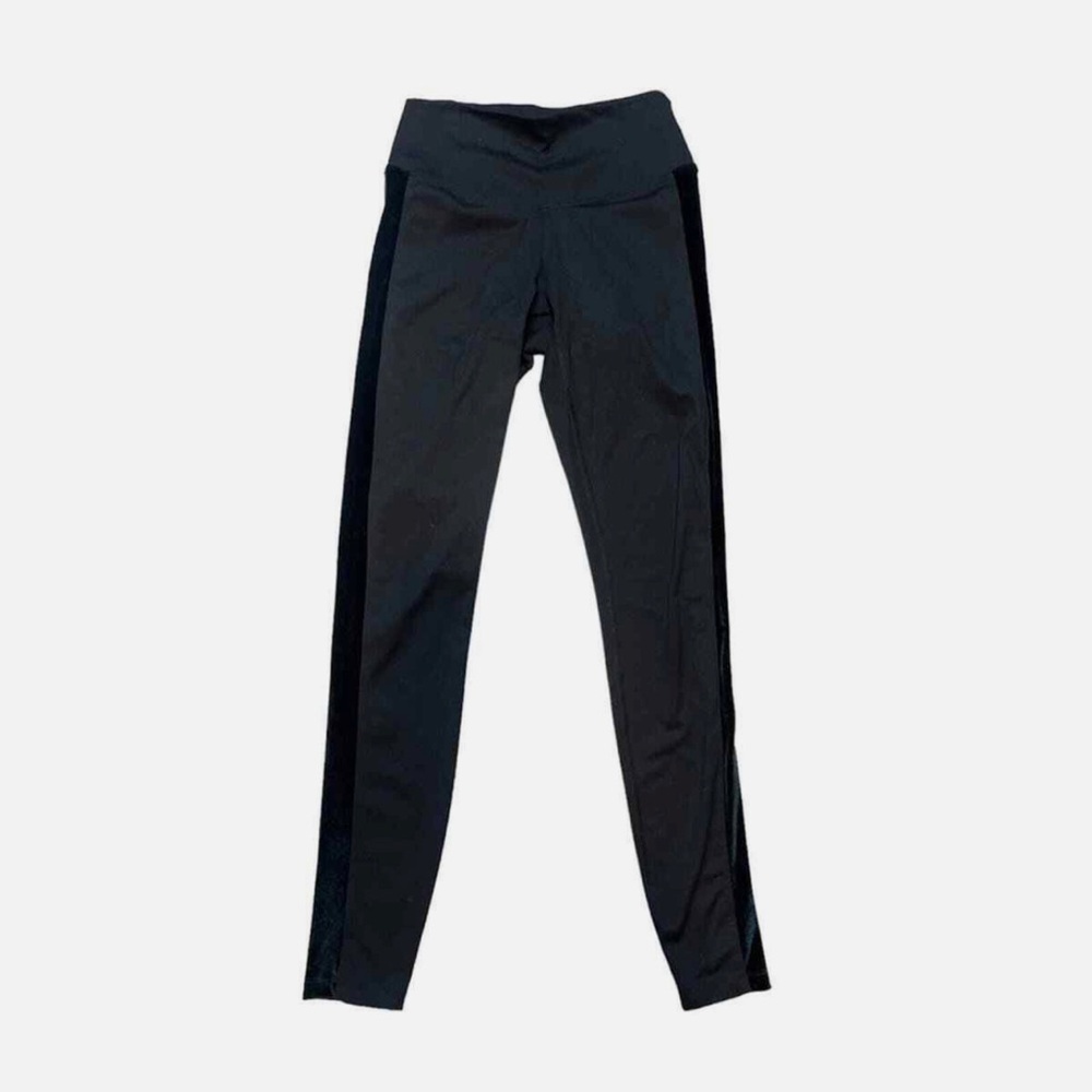 Victorias Secret Pink Velvet Lined Legging Black Size Small